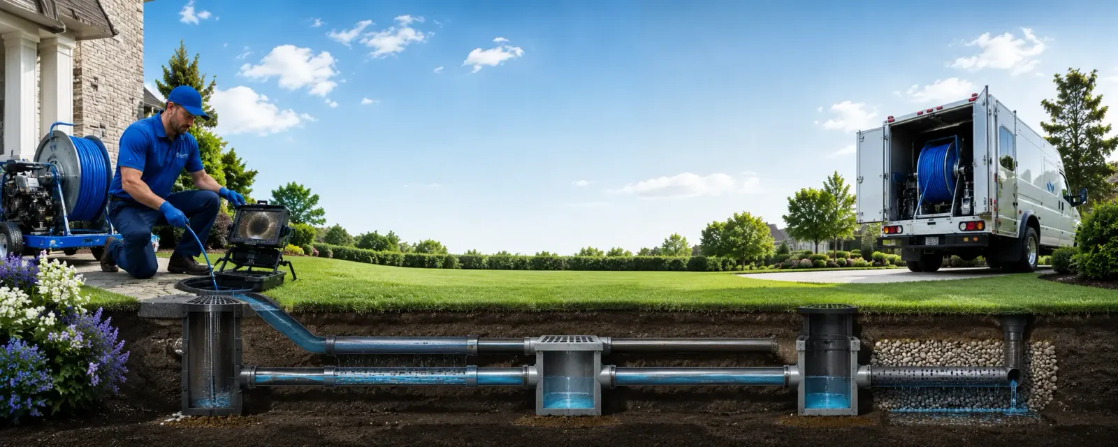 Outdoor drain cleaning information for Bard, NM